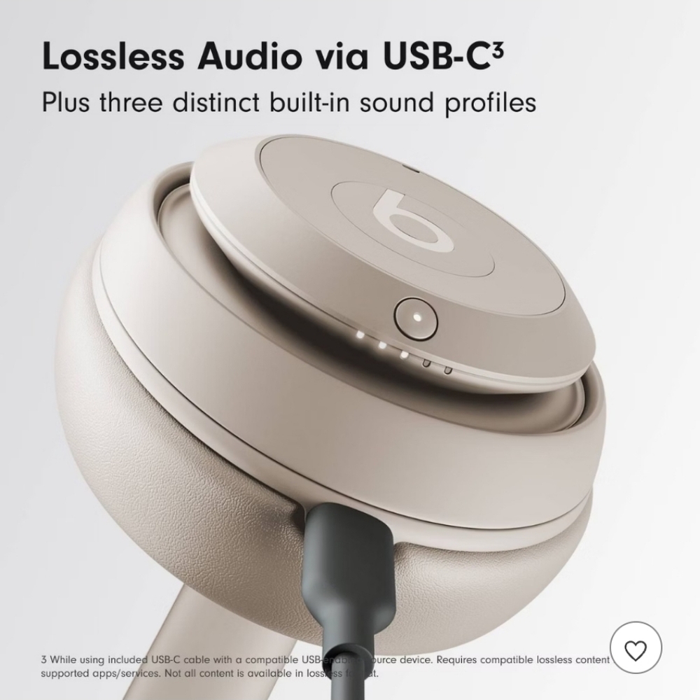 Beats Studio Pro Bluetooth Wireless Headphones/ Sandstone - Picture 8 of 15